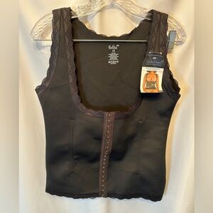 NWT Under Where? Size 3X Shapewear Black Wear Your Own Bra Cami Cincher